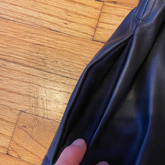 Zara leather mini skirt size L - Picture 2 of 3